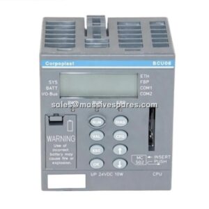 ABB BCU06-ETH C3 1SAP140100R1170 AC500 PLC CPU Module with LCD Display and Dual Serial Ports